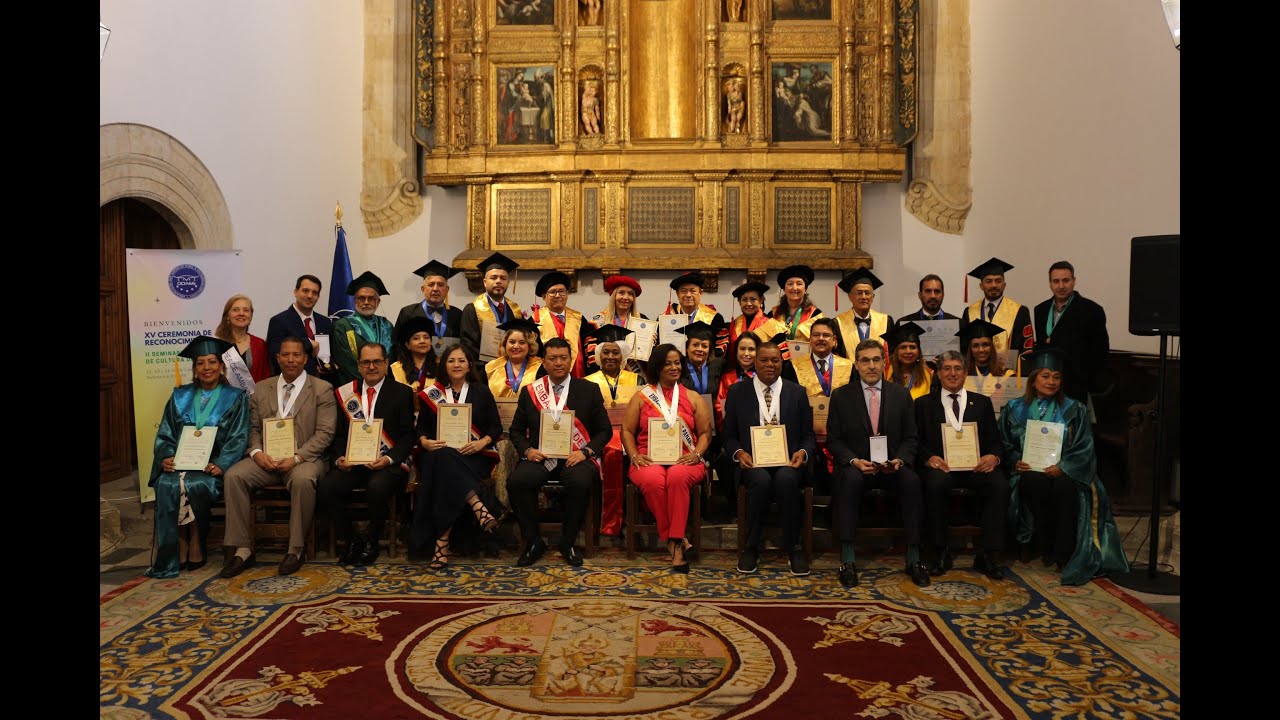 Ceremonia internacional de reconocimientos de ODAEE